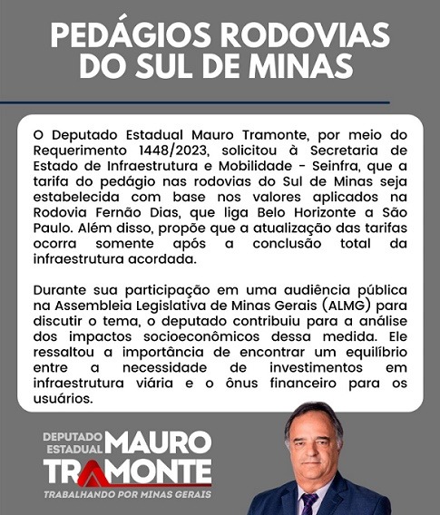 tramonte pedagios