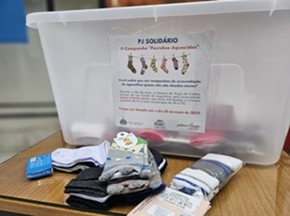 Escola do Legislativo da Câmara Municipal lança a campanha “Pezinhos Aquecidos”
